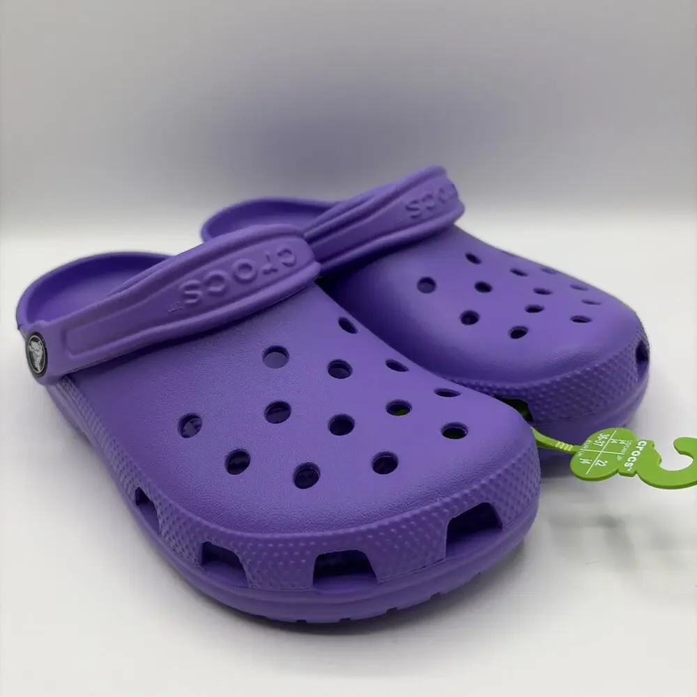 Crocs Purple Kids Classic Clog Galaxy 206991 Size J4 Youth 4 Slip On 206991 NWT